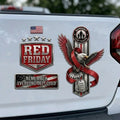 Red Friday Metal Car Emblem/Badge