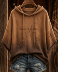 Women's Western Style Gradient Hooded Top