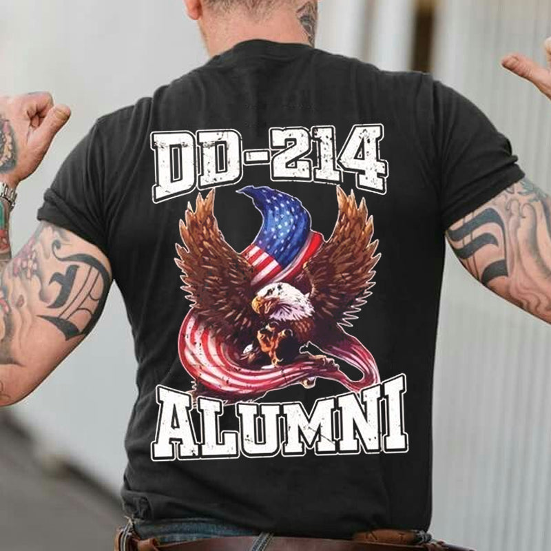 US Veteran Art Printed Casual T-shirt