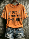 Women's Print Round Neck T-shirt