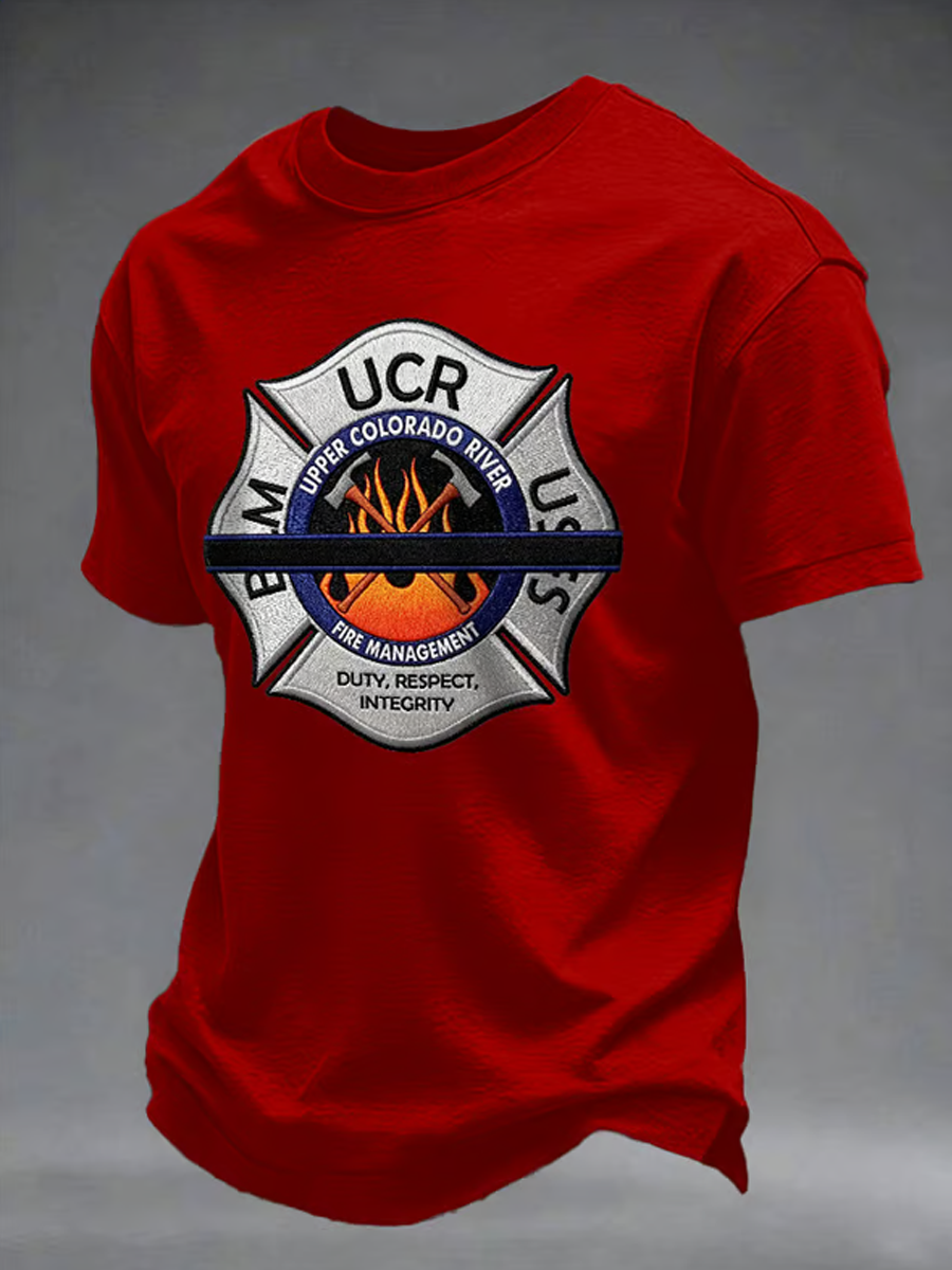 Men's Retro Duty, Respect, Integrity Print T-Shirt