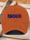 Pumpkin Print Baseball Cap