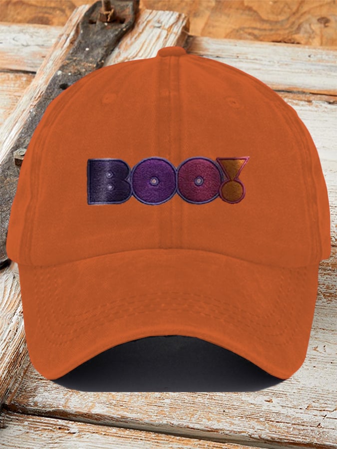 Pumpkin Print Baseball Cap