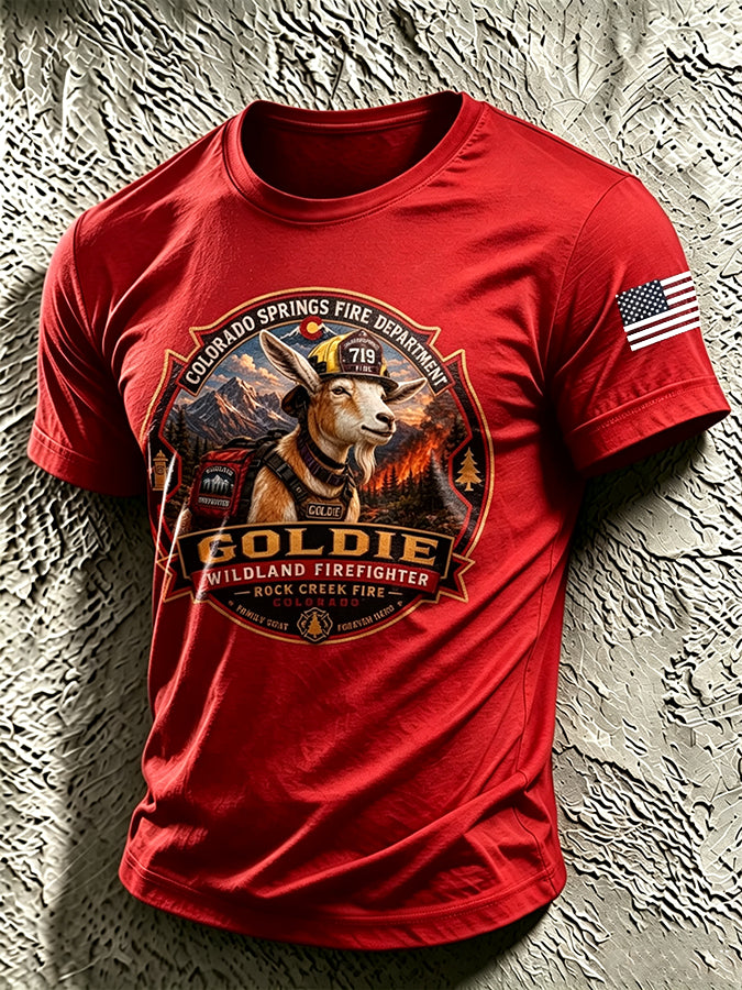 Men's Colorado Print Short Sleeve T-Shirt
