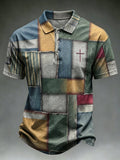 Men's Retro Faith Short-Sleeve Polo Shirt