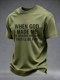 Men's Retro Print Short-Sleeve T-Shirt