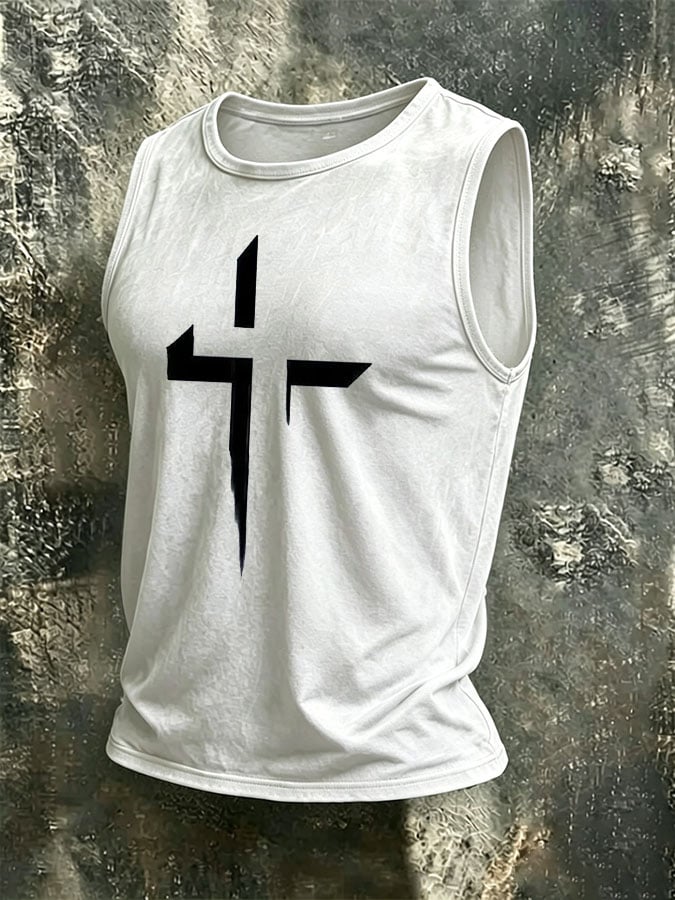 Men'S Casual Printed Vest