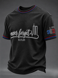 Men's 9.11 Never Forget Printing  T-Shirts