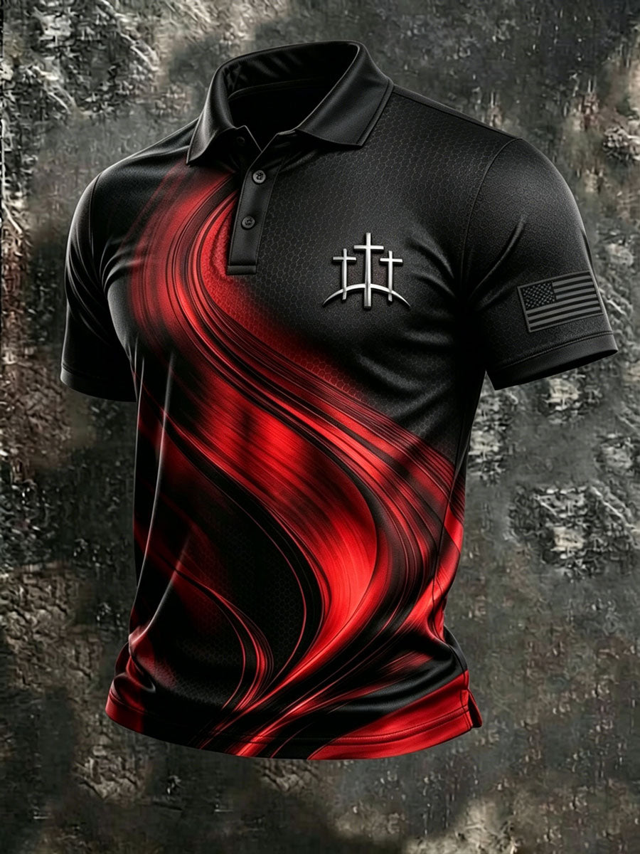 Men'S Faith Printed POLO Shirt