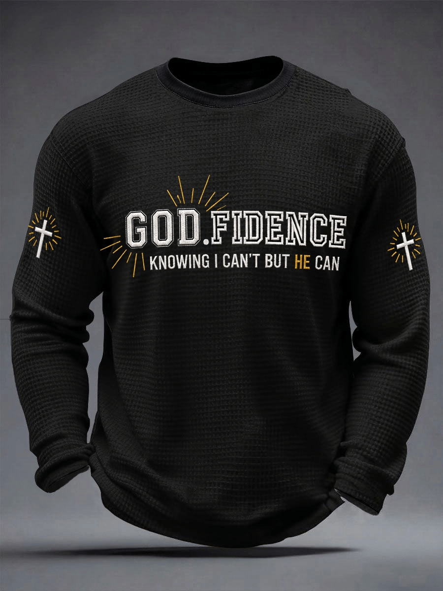 Men's Faith-Print Casual Top