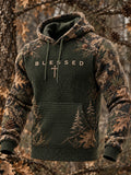 Men's Autumn/Winter "Jungle Faith" Camouflage Hooded Double-Layer Top