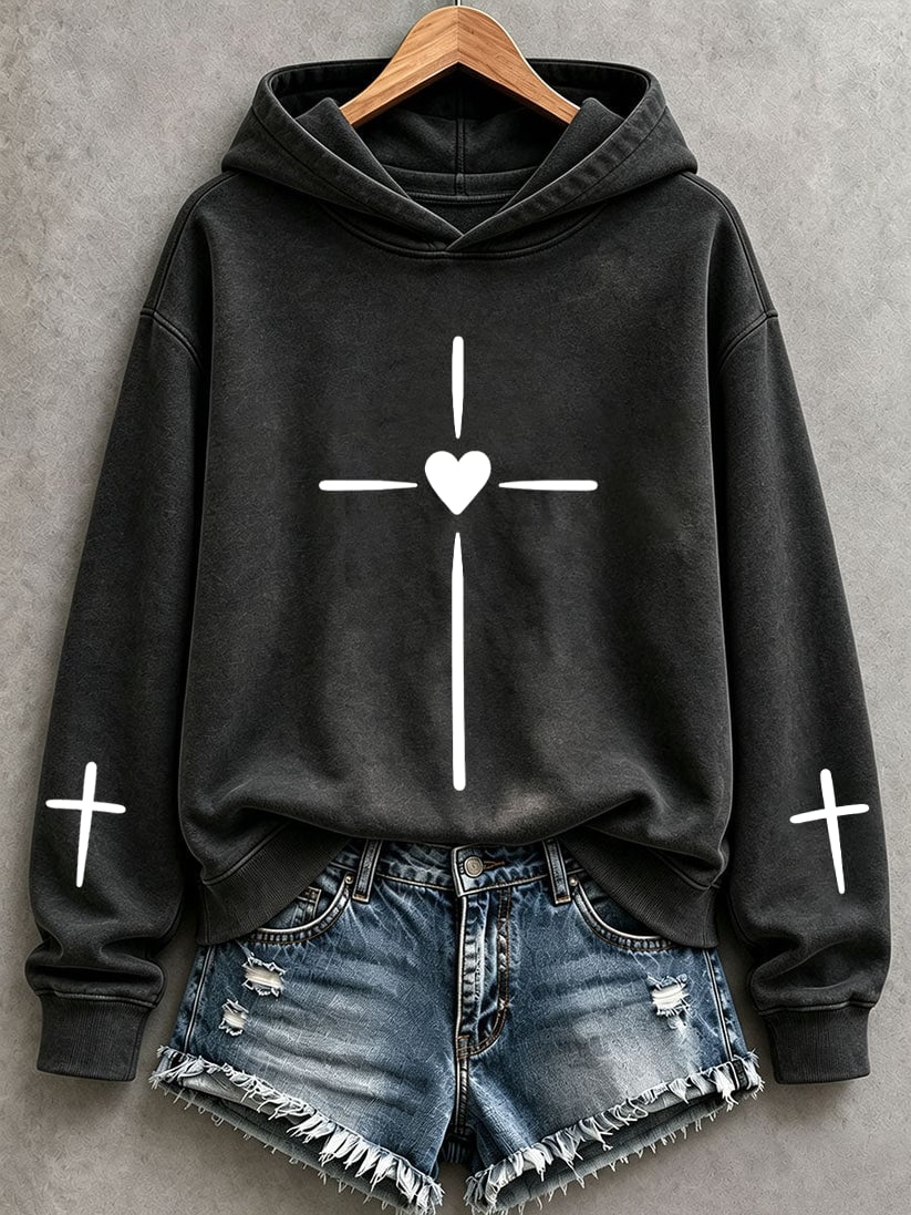 Women's Faith Cross Hoodie