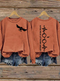 Women's Halloween Print Casual Sweatshirt