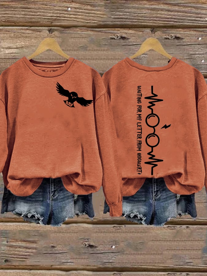 Women's Halloween Print Casual Sweatshirt