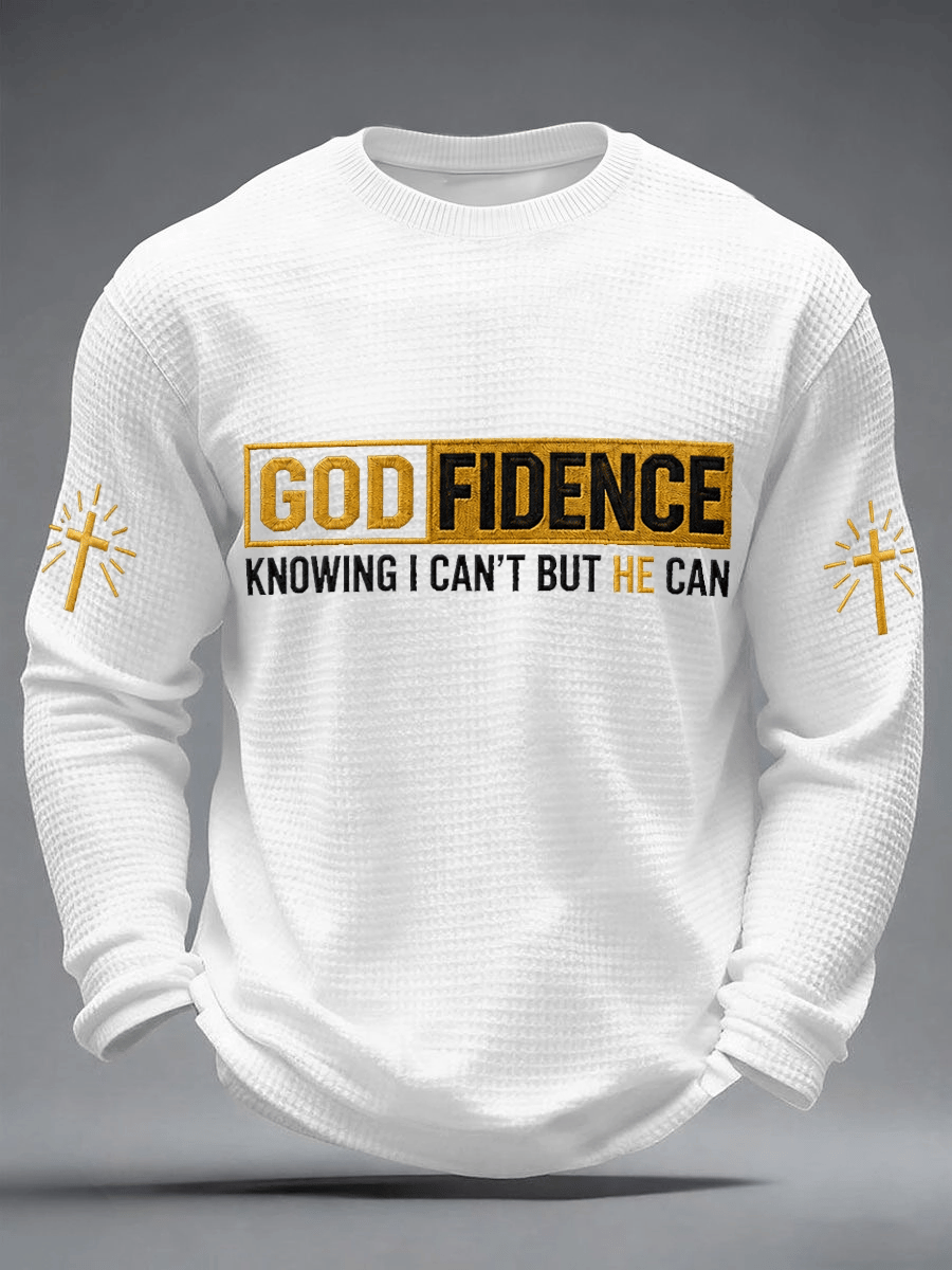 Men's Faith-Print Casual Top