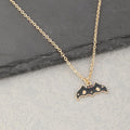 Fashionable And Personalized Creative Pumpkin Devil Bat Grimace Design Necklace