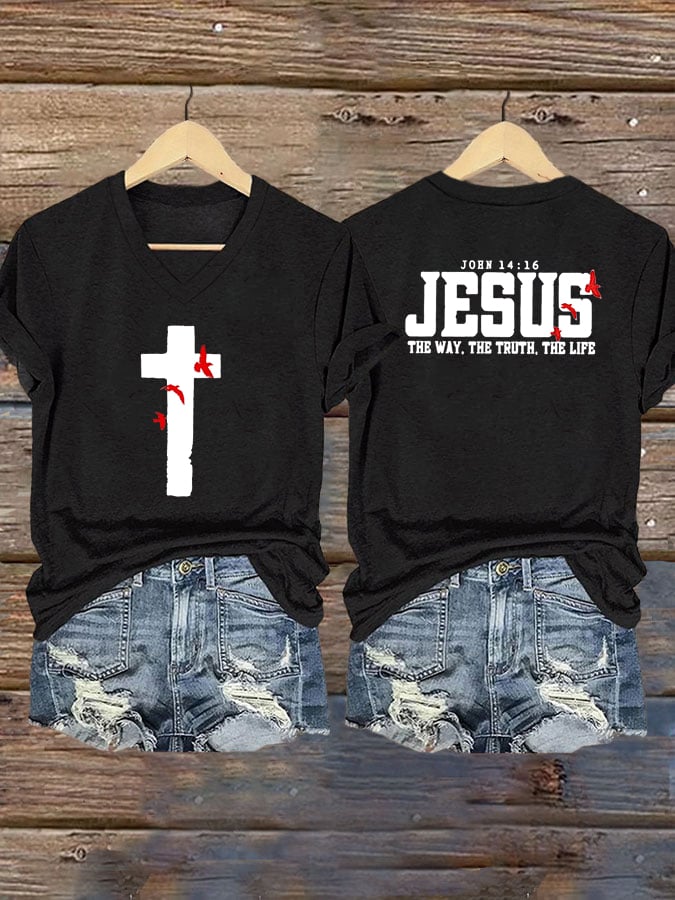 Women's Casual Print Short-Sleeve T-Shirt