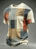Men's Retro Print Short-Sleeve T-Shirt