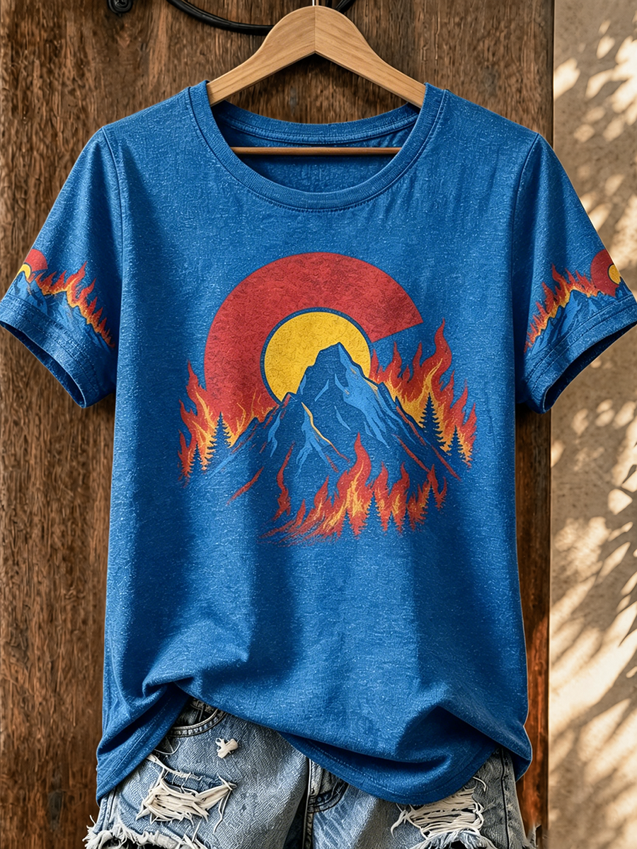 Women's Casual Colorado Strong T-shirt