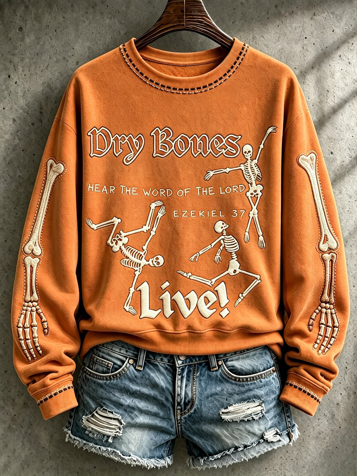Women's Halloween Print Sweatshirt