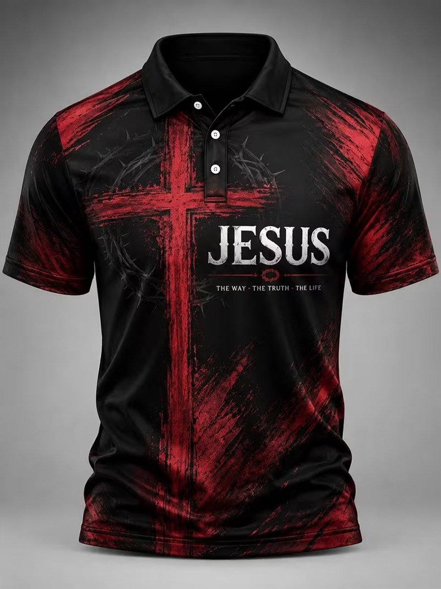 Men's Faith Short-Sleeve Polo Shirt