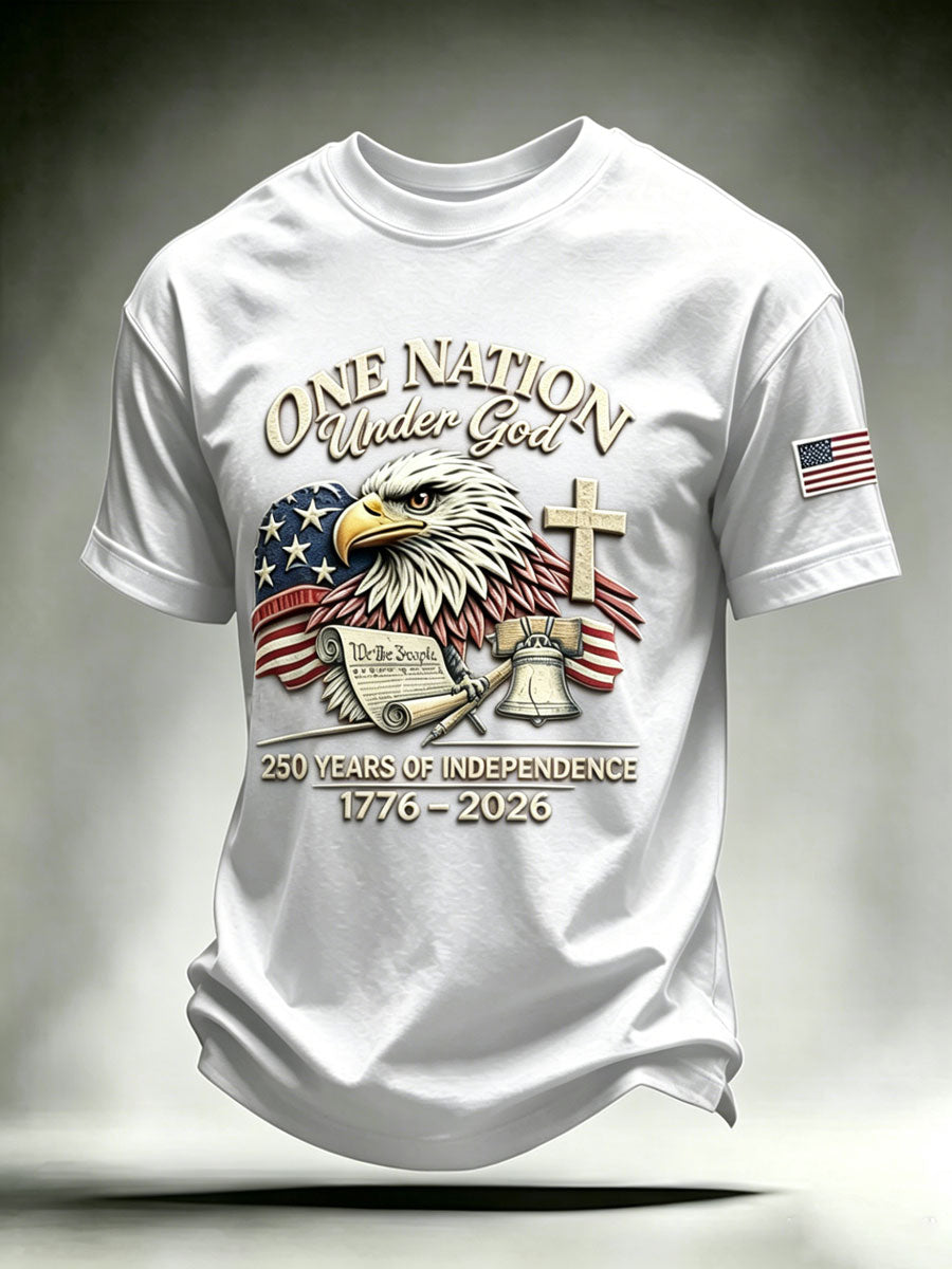 Men'S Independence Day Faith Casual T-Shirt