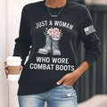 Veterans Print Long Sleeve Sweatshirt