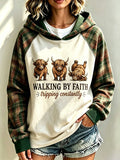 Women's Highland Cattle  Cow Walking By Faith  Tripping Constantly   Faith Top