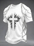 Men's Faith Printed Casual T-Shirt