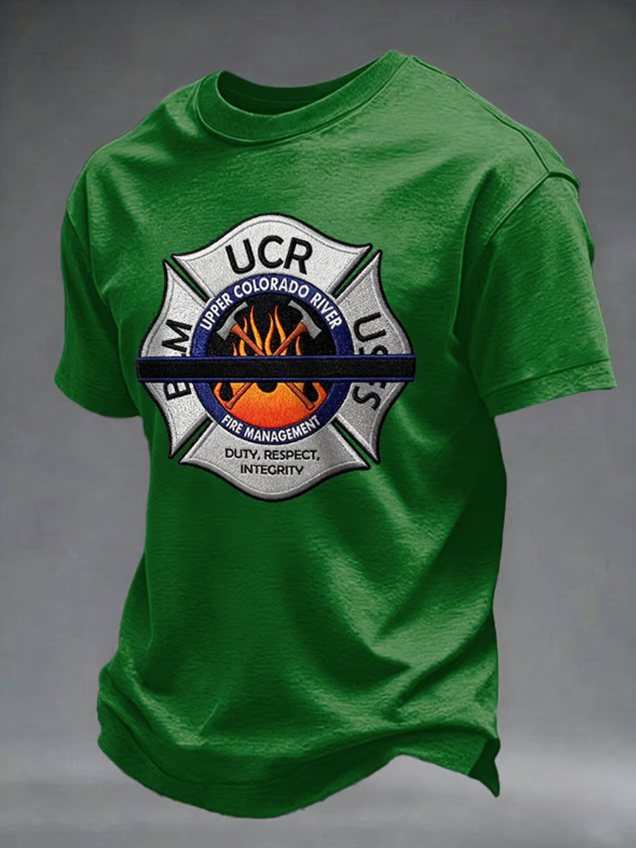 Men's Retro Duty, Respect, Integrity Print T-Shirt
