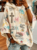 Women's Faith-Themed Casual Hoodie