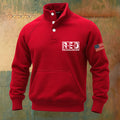 Red Friday Print Casual Men's Sweatshirt