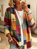 Women's Casual Printed Cardigan