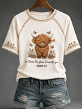 Women's "For I Know The Plans I Have For You" Faith Casual T-shirt