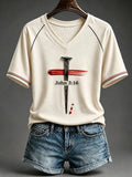 Women's Faith Print Casual Top