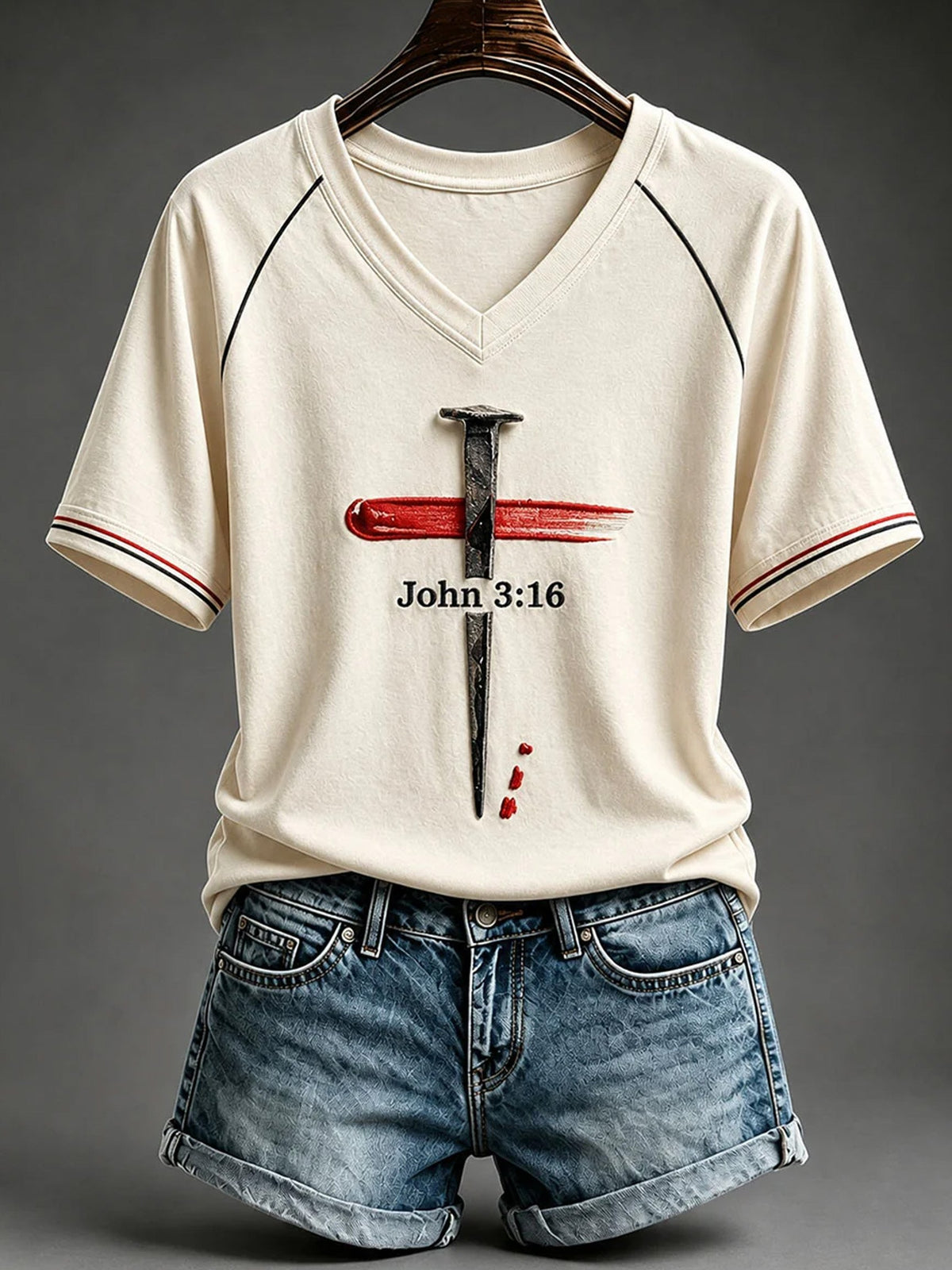 Women's Faith Print Casual Top
