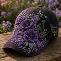Purple Poppy Veteran Tribute  Baseball Cap