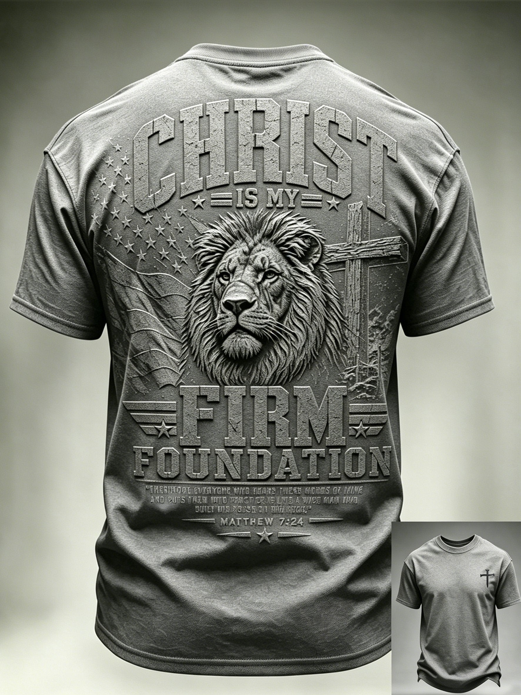 Men's "Faith" Print Top