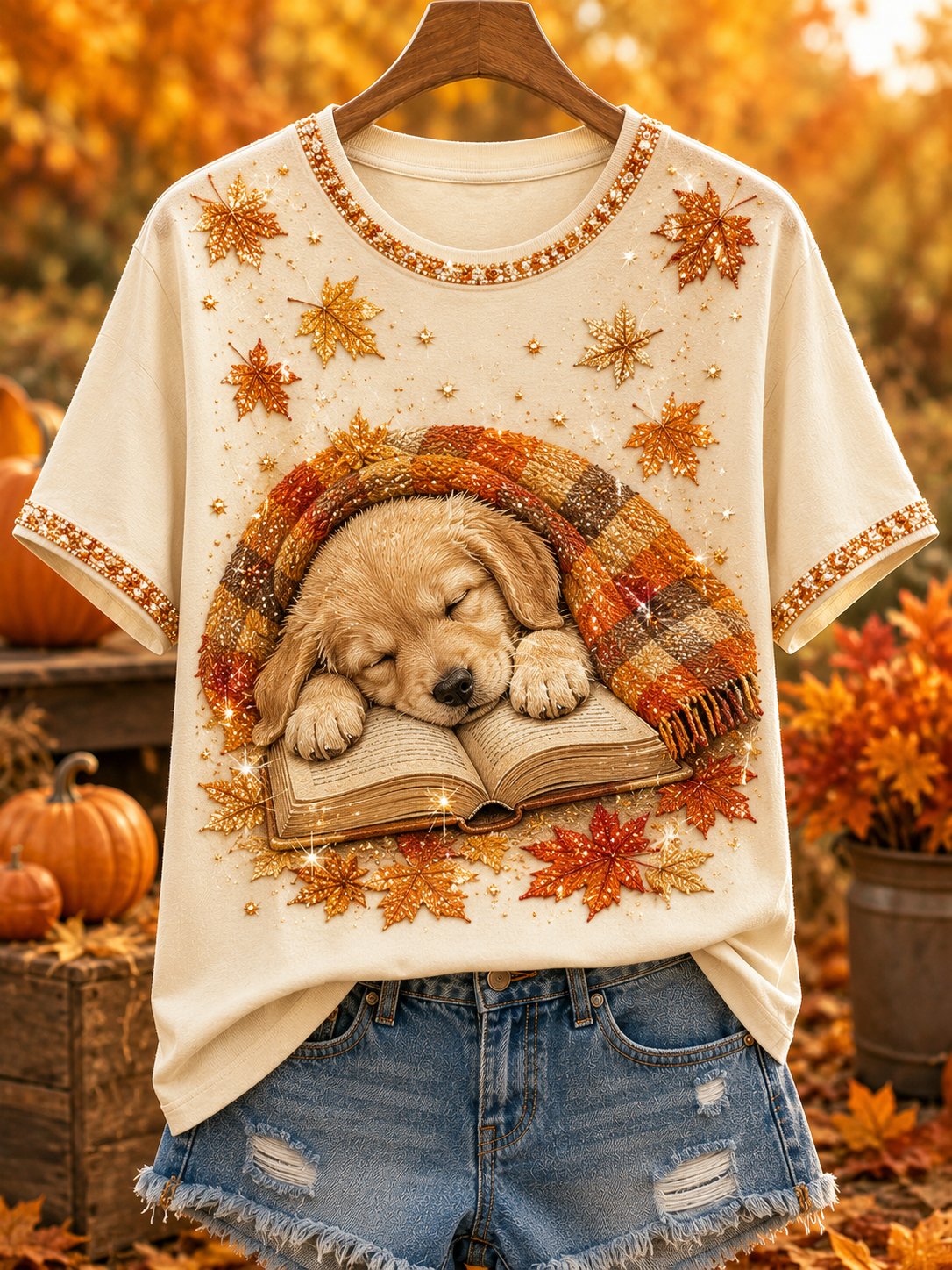 Women's Autumn Casual Animal Print T-Shirt