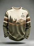 Men's Be Still And Know Psalm 46:10 Printed Waffle-Knit Top