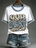 Women's Casual Printed Short-Sleeve T-Shirt