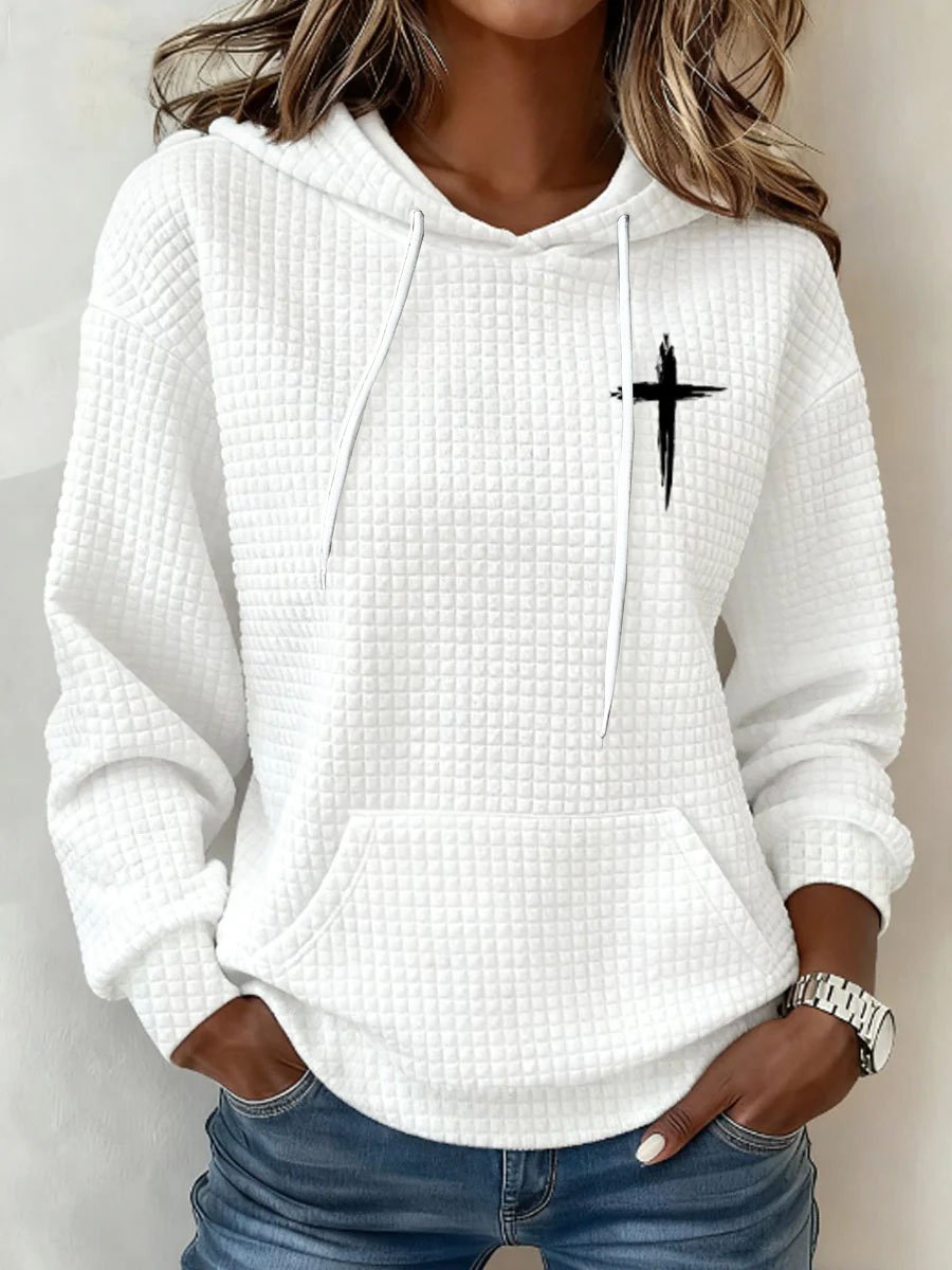 Women's God's Got My Back Print Hoodie