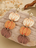 Halloween Pumpkin Element Earrings