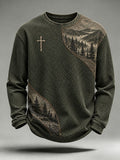 Men'S Casual Faith Graphic Casual Top