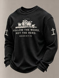 Men's Faith Print Waffle-Knit Top