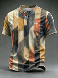 Men's Vintage Faith Henley T-Shirt
