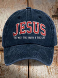 Men'S And Women'S Faith-Printed Hats