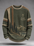 Men's Be Still And Know Psalm 46:10 Printed Waffle-Knit Top