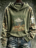Women's Christian Hunter Print Hoodie