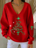 Women's Casual Faith Christmas Sweatshirt